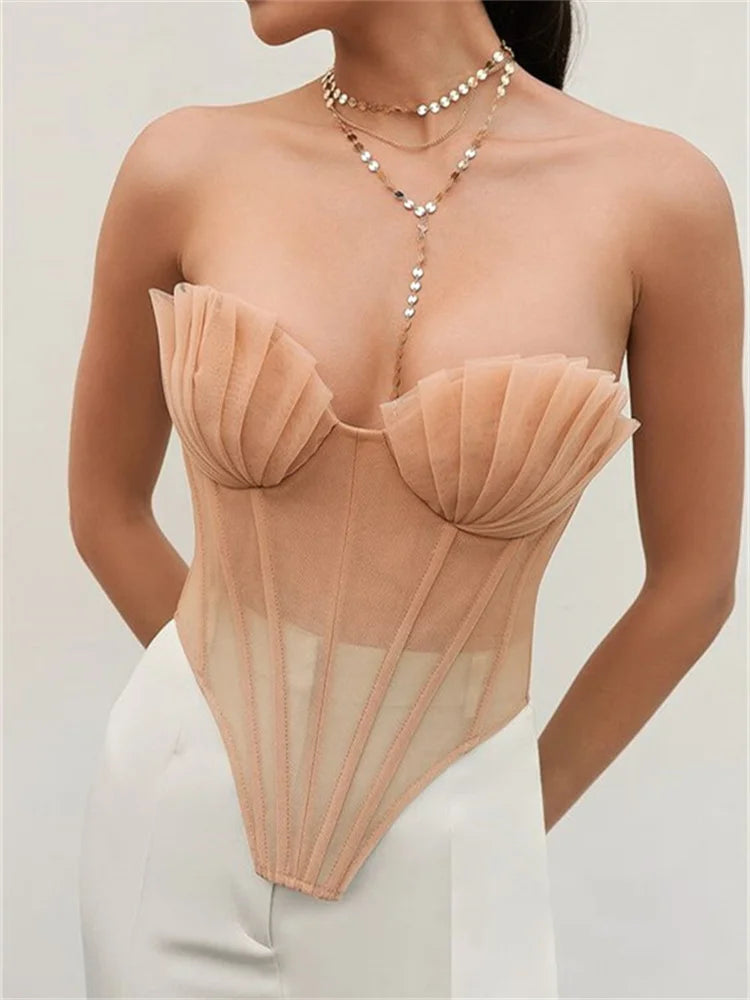 Ultra Sexy Sheer Bustier/Corset