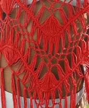 Sexy embroidered Hollow out Long Tassel Cover Up