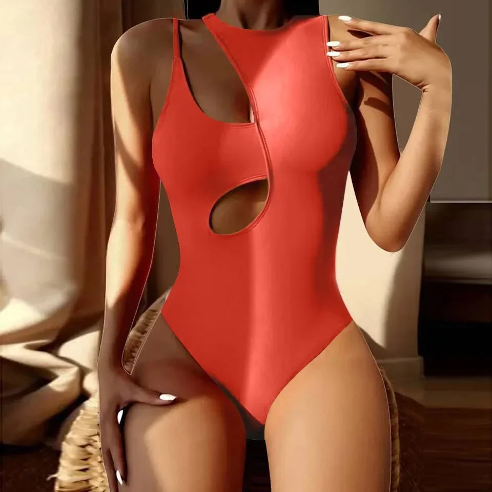 One Piece Hollow out Swimwear