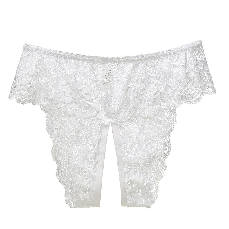 Sexy Plus Size Crotchless Panties XL - 4XL