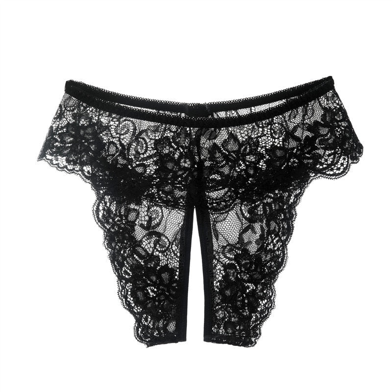 Sexy Plus Size Crotchless Panties XL - 4XL