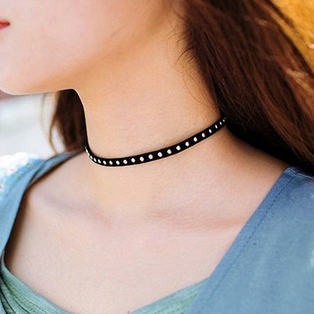 Trendy Vintage Waterdrop Choker Necklace