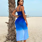 Cat Scan Sexy Gradient Color 3pc Swimwear