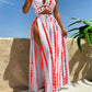 2026 Ultra Stylish 3pc Tie Dye Cross Swimsuit & Cover Up