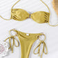 Scandal Micro Bikini Pleated Swimsuit