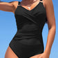 Sheer Solid Strap Monokini Summer Beachwear