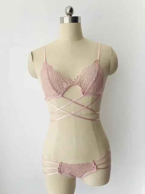 Erotic Lace Bandage Lingerie