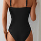 2026 One Piece Sexy Mesh Ring Link Swimwear