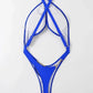 Tummy Cut Out Monokini Trikini Swimwear