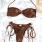 Solid Color 2pc Bikini sets