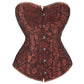 Top Overbust Corset Floral Lingerie