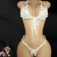 Sexy See-Thru Lace Bodysuit Open Crotch Teddy