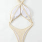 Tummy Cut Out Monokini Trikini Swimwear