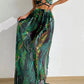 2026 Ultra Stylish 3pc Tie Dye Cross Swimsuit & Cover Up