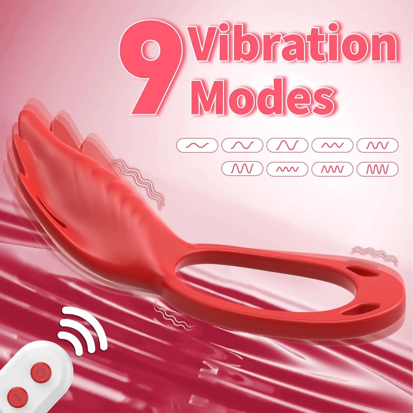 Wearable Adult Sex Toy Vibrating Ring with Remote Control