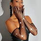 Sexy Flash Diamonds Long Gloves