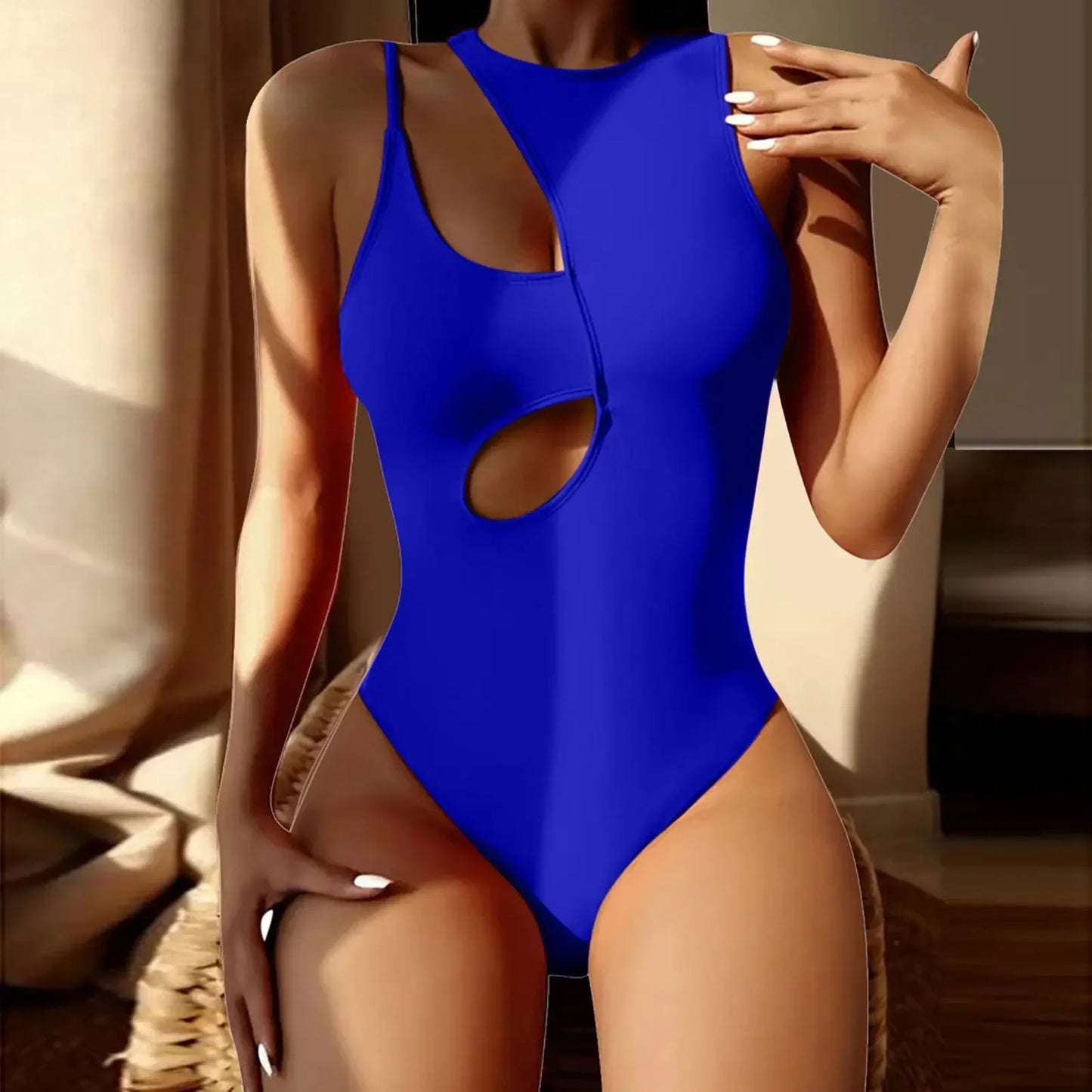 One Piece Hollow out Swimwear