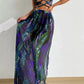 2026 Ultra Stylish 3pc Tie Dye Cross Swimsuit & Cover Up