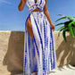 2026 Ultra Stylish 3pc Tie Dye Cross Swimsuit & Cover Up