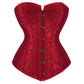 Top Overbust Corset Floral Lingerie
