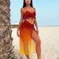 Cat Scan Sexy Gradient Color 3pc Swimwear