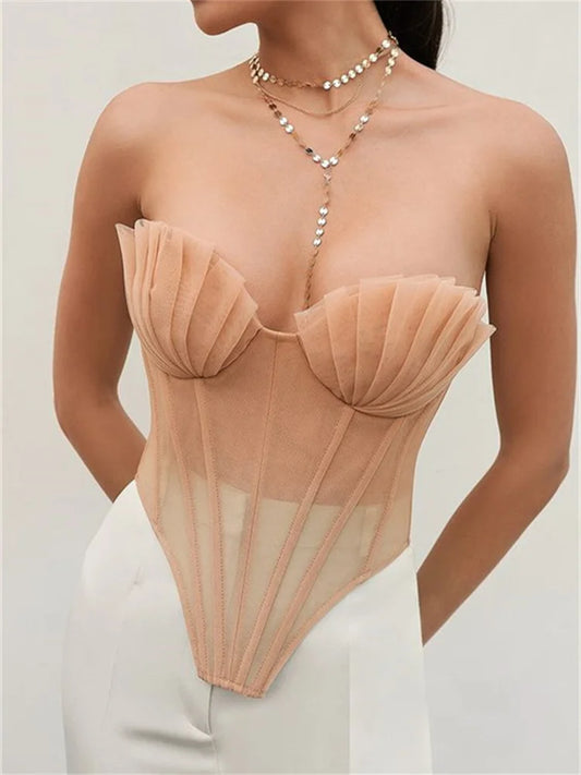 Ultra Sexy Sheer Bustier/Corset