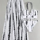 2026 Ultra Stylish 3pc Tie Dye Cross Swimsuit & Cover Up