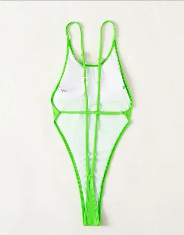 Mini Micro String Cross Backless Monokini