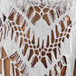 Sexy embroidered Hollow out Long Tassel Cover Up