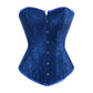 Top Overbust Corset Floral Lingerie
