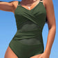 Sheer Solid Strap Monokini Summer Beachwear