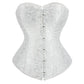 Top Overbust Corset Floral Lingerie