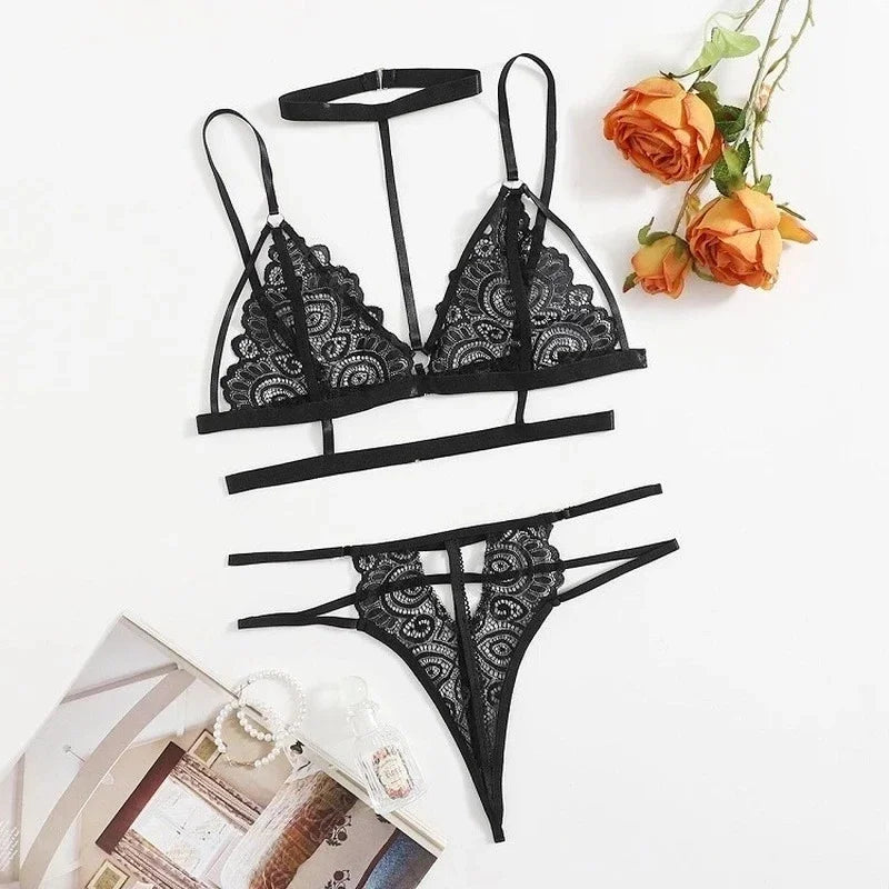 Erotic Lace Bandage Lingerie