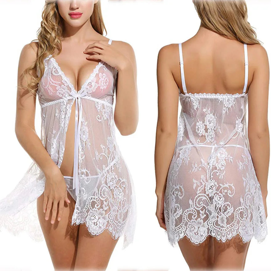Sexy Baby doll Lace Nightgown