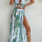 2026 Ultra Stylish 3pc Tie Dye Cross Swimsuit & Cover Up