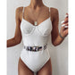 New One-Piece Orange Monokini