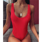 New One-Piece Orange Monokini