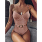 New One-Piece Orange Monokini