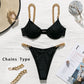 Sexy 2 piece thong bikinis & High cut bodysuits one-piece