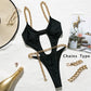 Sexy 2 piece thong bikinis & High cut bodysuits one-piece