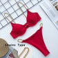 Sexy 2 piece thong bikinis & High cut bodysuits one-piece