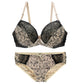 New Sexy Plus Size Lace Push Up Lingerie