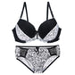 New Sexy Plus Size Lace Push Up Lingerie