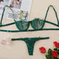 Ultra Sexy Lingerie 2pcs Sheer Set