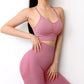 High Waist Crop top/Long sleeve Seamless Yoga Set