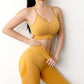 High Waist Crop top/Long sleeve Seamless Yoga Set