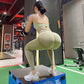 High Waist Crop top/Long sleeve Seamless Yoga Set