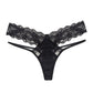 Hollow Out Lace Thong Panties