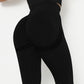 High Waist Crop top/Long sleeve Seamless Yoga Set