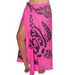 Holiday Boho Leaf Print Shawl Coverup